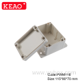 Outdoor enclosure waterproof outdoor telecommunication enclosure ip65 waterproof enclosure din rail terminal block wire box